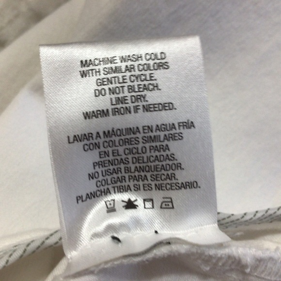 Metaphor White Stretch Pants 6 - Picture 7 of 8